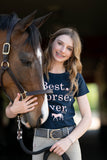 23129 Best Horse Ever Girls Short Sleeve Tee