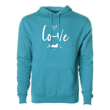 23502 - Love Ladies Hoodie