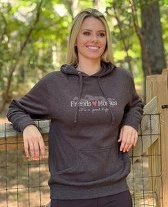 23504 - Friends/Horses Ladies Hoodie