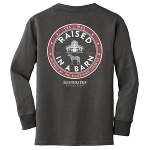 EP-372 Raised in a Barn - Youth Long Sleeve Tee