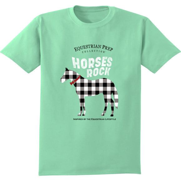 EP-235 Horses Rock - Youth Short Sleeve Tee