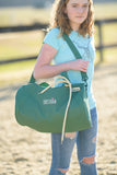 B932 Equestrian w/ Heart Duffle Bag